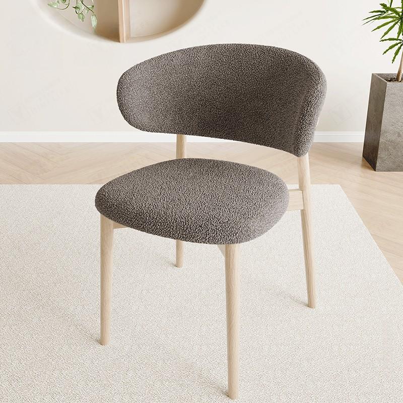 C Shaped Split Arc Chair Cover Stretch Curved Back Dining Chair Slipcover Dustproof Seat Protector Home Decor