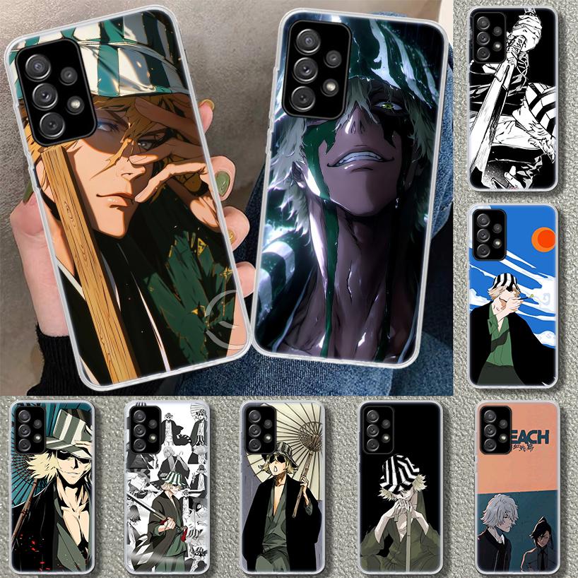 Чехол для телефона Bleach Kisuke Urahara для Samsung Galaxy A12 A22 A32 A52 A72 A02S A51 A50S A31 A20S A10S Note 20 Ultra 10 Plus