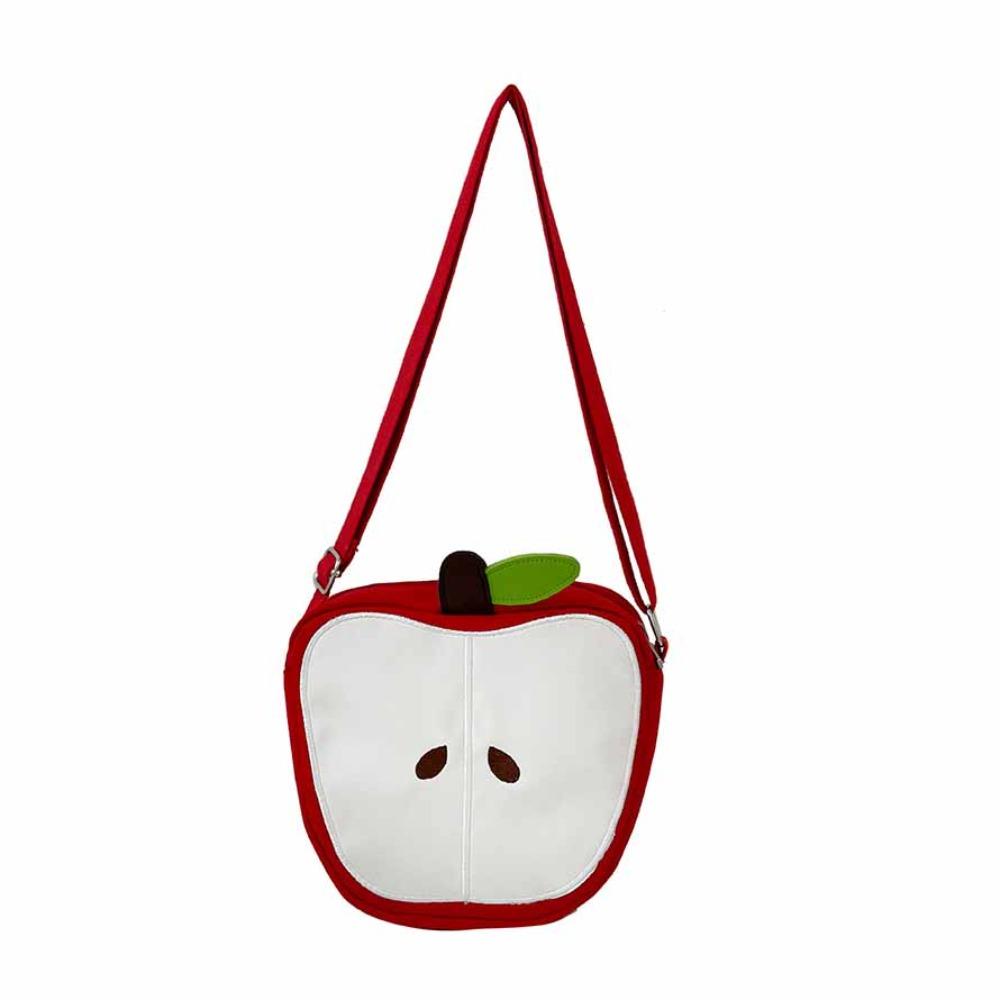Pear Fruits Shape Crossbody Bag Harajuku Mobile Phone Pack Waterproof Funny Shoulder Bag Outdoor