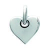 [N3395] - Silver Pendant 'Love' (rhodium-plated) - 8x7 Mm