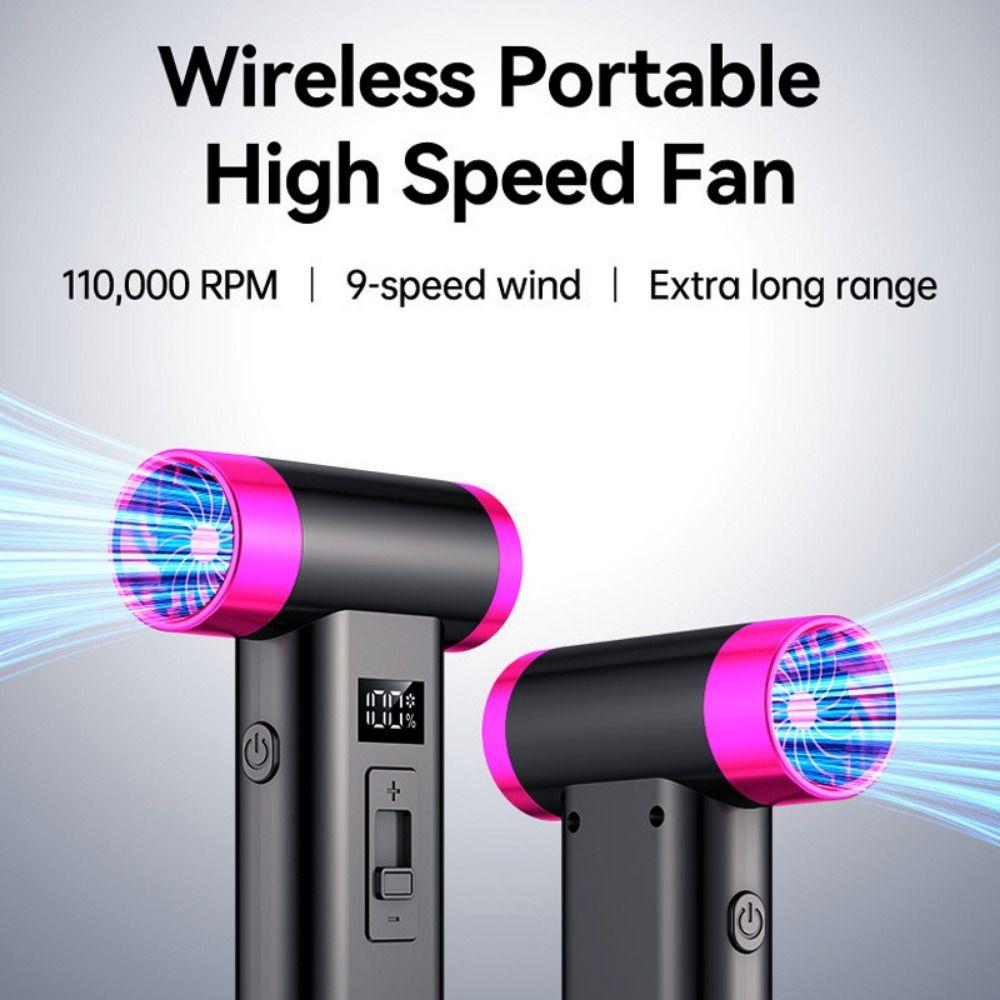 110000 об/мин мощный турбовентилятор бесщеточный двигатель холодный воздуходув ручной беспроводной фен для кемпинга
