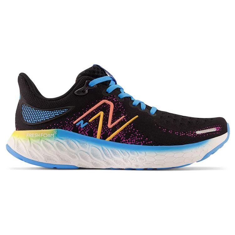 New Balance Fresh Foam X 1080v12 Comfortable Sports Fabric Low-Top Running Shoes Women Sneaker Black Blue W1080N12