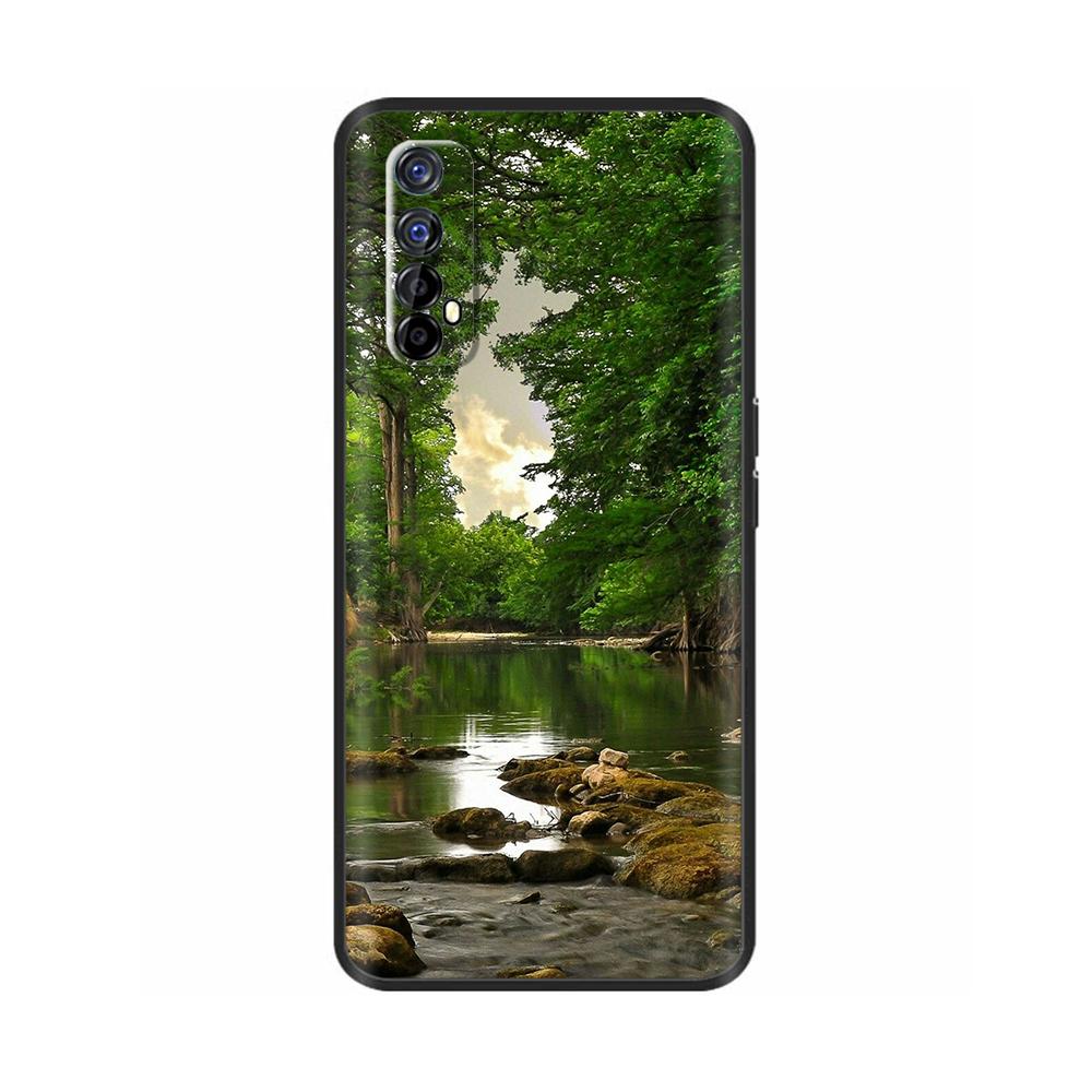 Чехол для OPPO Realme 7 realme7 RMX2155 7Pro Стильный Расписной Чехол Чехлы для Телефона Для OPPO Realme 7 Pro Fundas Coque Бампер