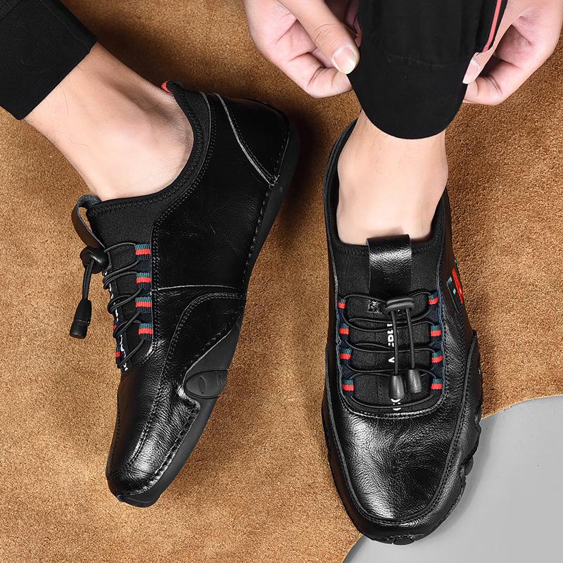 Genuine Leather Shoes Men Loafers Large Size Fashion Casual Leather Men Shoes Comfortable Driving Shoes Moccasins Men Flats Shoes