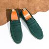 Fashion Spring New Classic Suede Loafers Men Casual Shoes Luxury Brand Mens Breathable Slip On Driving Shoes Nubuck Leather Moccasins