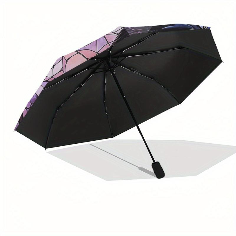Stained Raven Art Coaster - Unique Bird Design for Your Home DecorUmbrella, Portable 3-Fold Compact Umbrella,Christmas Gift ES609