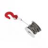 Silver Red Steel Wires Trailer Hook Metal Tow Hook Accessories  Simulation Climbing Car