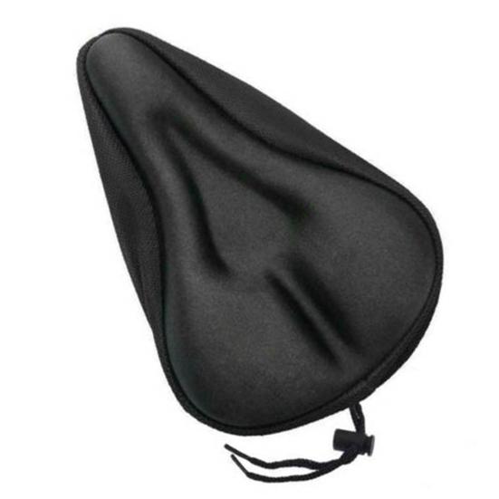 Чехол на велосипедное седло Ультрамягкий Дышащий Утолщенный Силиконовый 3D Спортивное Велосипедное Сиденье Чехол от Дождя для MTB