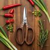 Нескользящая деревянная ручка Кухонные ножницы Острые Ножницы для рамена Многофункциональные Кухонные ножницы Лапша