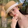 Summer Women Wide Brim Natural Straw Hat Chapeau Female Sun Hats Boater Panama Beach Hat