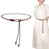 Женская белая декоративная поясная цепочка для платьев, свитеров и юбок