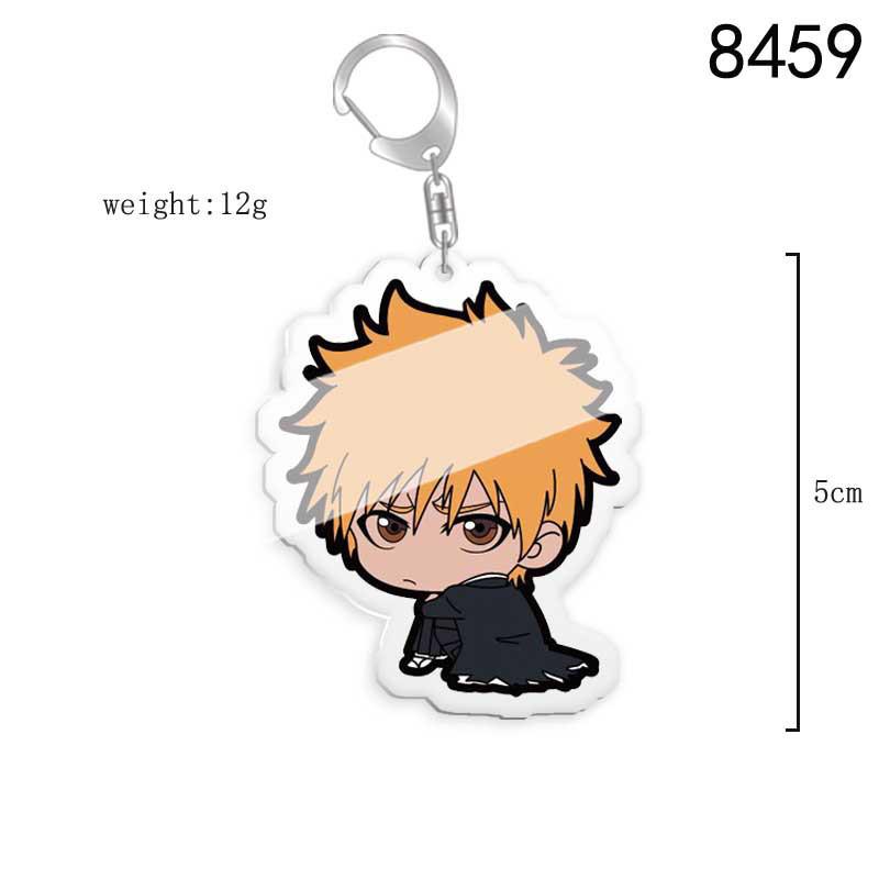 Акриловые брелоки-подвески из аниме Bleach: Куросаки Ичиго, Рукия и Айзен