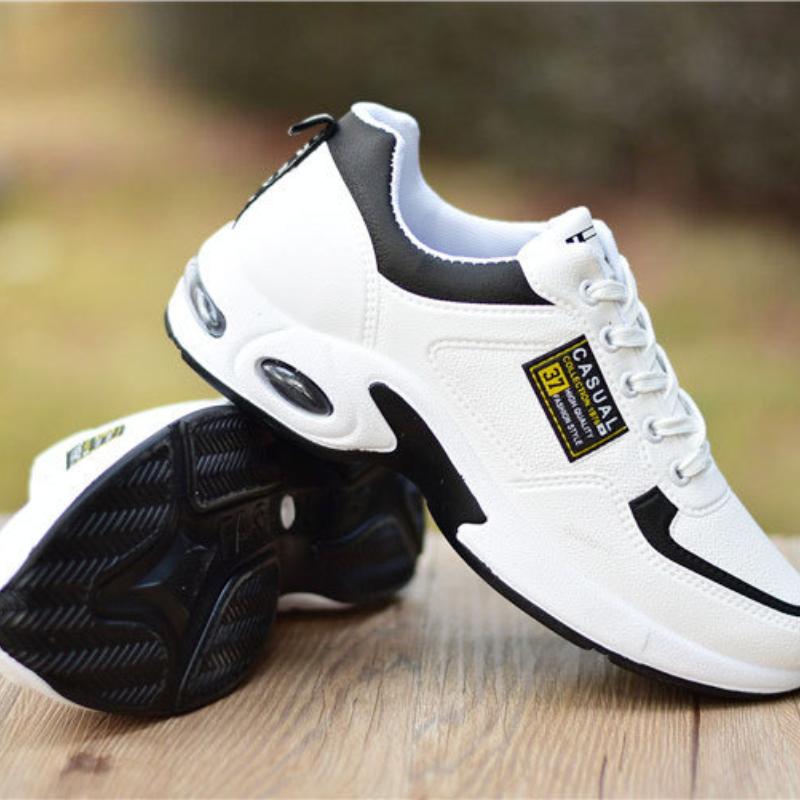 Мужская модная спортивная обувь большого размера, кожаные повседневные кроссовки с низким верхом, мужская обувь