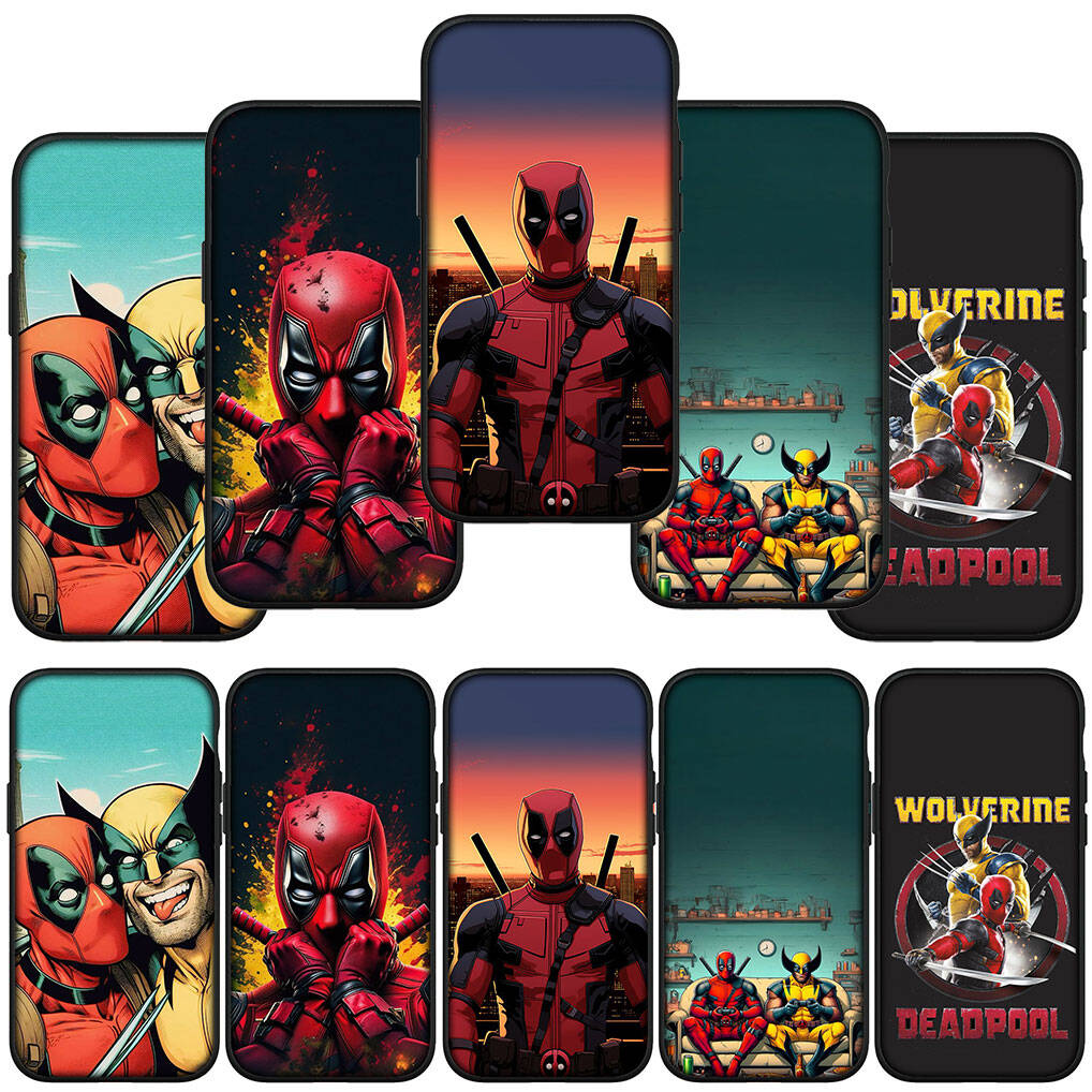 for iPhone 17 16 15 Xiaomi Poco F7 F8 X7 X6 C85 C75 C71 M8 Redmi Note 14 13 12 Pro Max 14C 13C 15C A3 A4 Phone Case Wallpaper Deadpool Wolverine Cover