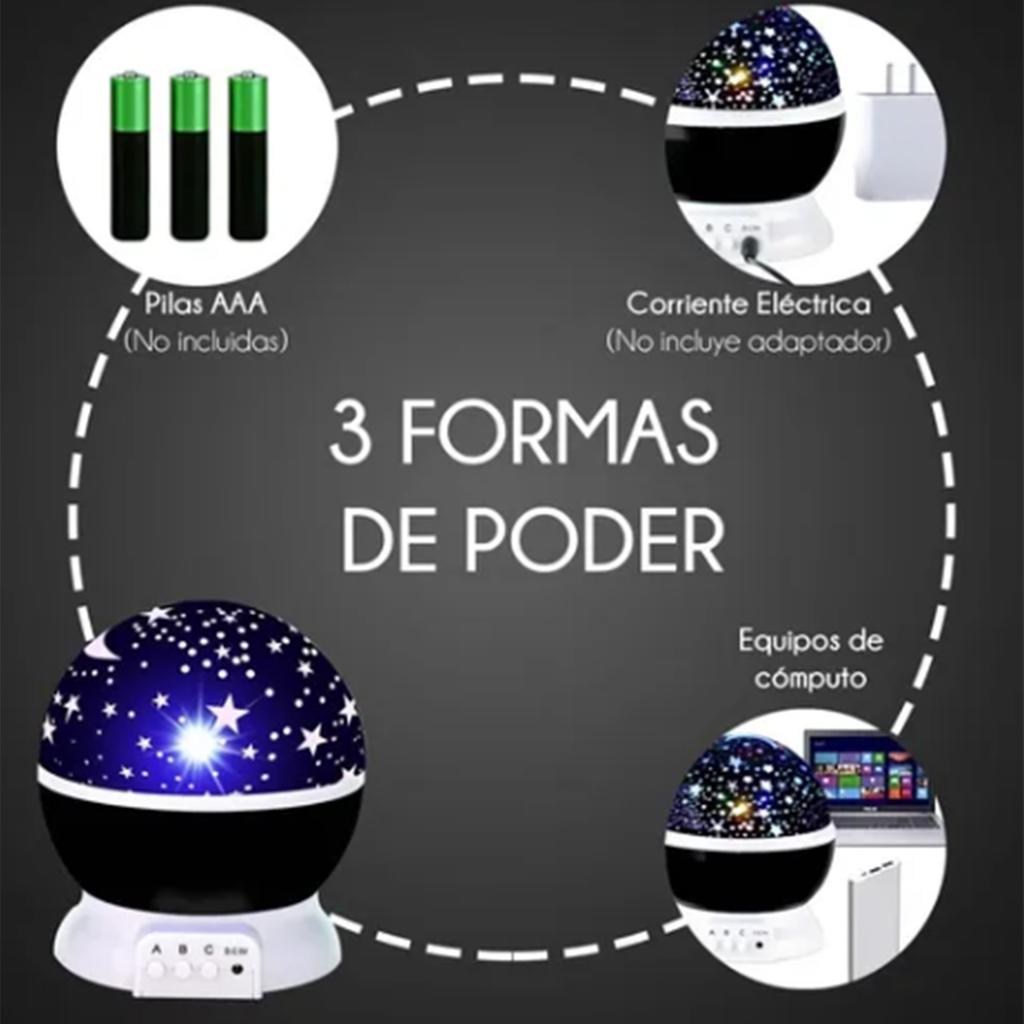 Star Night Light Plastic Metal 13x13x13.5cm Black Romantic Interesting Decorative Practical Star Projector for Home