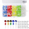 Light Emitting Diodes 5 Colors Electronic Components 3mm LED / 5mm LED Assorted Color DIY LED Light Emitting Diodes Set