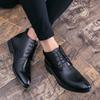 Ботинки Челси Мужская обувь Кожаные туфли Мужские ботинки Обувь для увеличения роста Зимние теплые формальные свадебные туфли Высокие ботинки 896