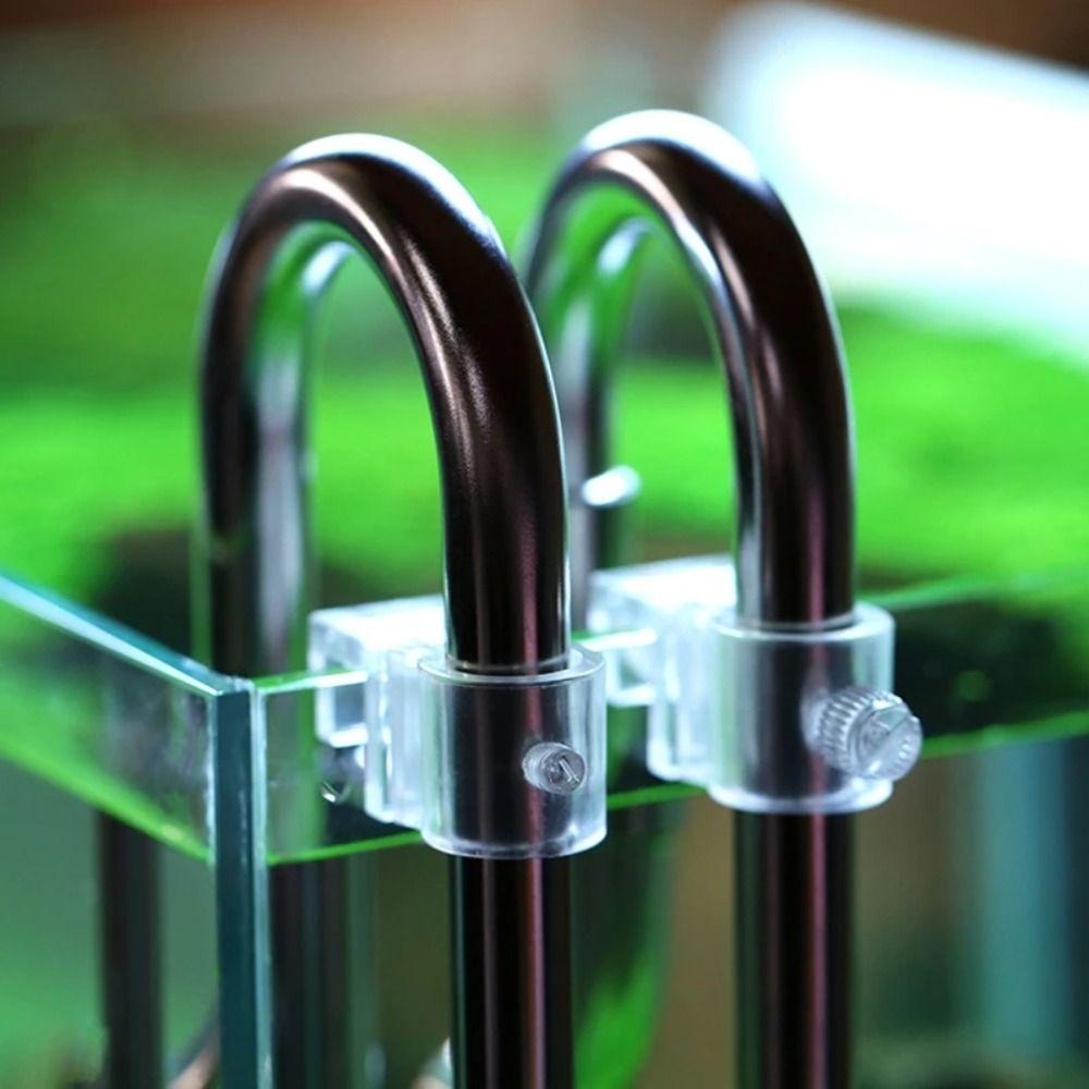 High-end Water Inlet Outlet Pipe Fixing Clip Hard PC Material Aquarium Hose Holder Aquarium