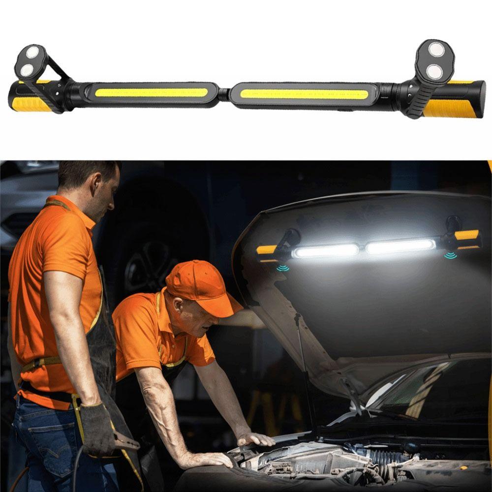 Magnetic Base Mechanic LED Work Light 4400mAh Rechargeable COB Charging Light Portable Use