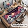 Octopus Sea Life Theme Customized Mouse Pad Personalized Print Name Text Desk Mat For Home Office Table Decor