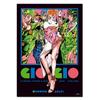 Bizarre Adventure Часть 5 Золотой постер B2 Выставка оригинального искусства Хирохико Араки JOJO Ripples of Adventure "JoJo's Wind"