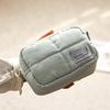 New Design Quilt Quilted Nylon Fluffy Shockproof Cosmetic Bag Cosmetic Storage Female Portable Makeup Bag Travel Vanity Wash Bag