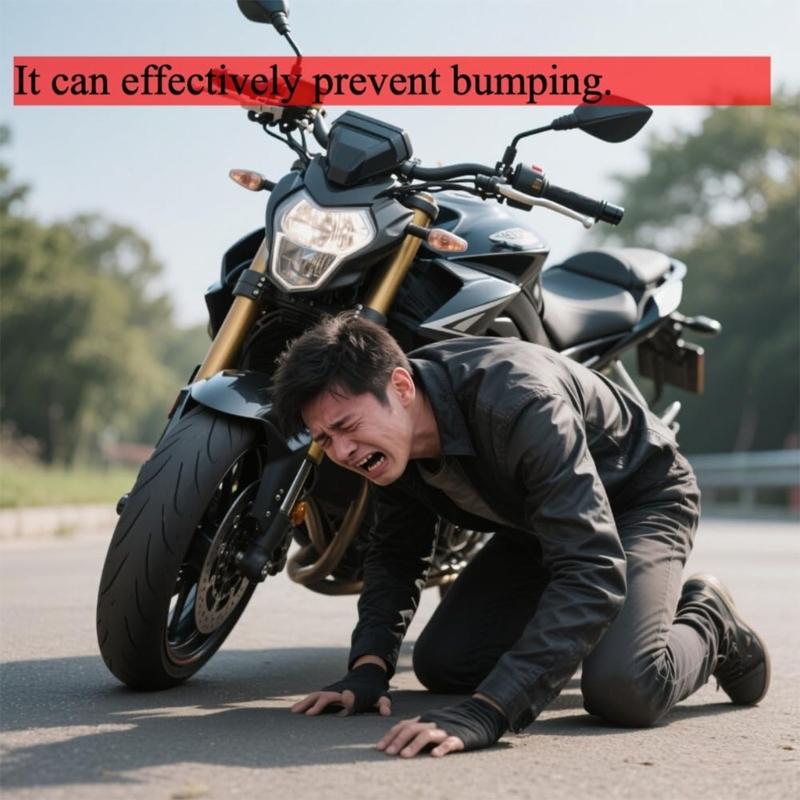 Protective Pad Fuel Tank Silicone Anti Collision Protection Equipment Motorcycle Crotch Buffer Pad Protecting Gadget