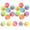 25Pcs 30mm Halloween Bouncy Balls Scary Eyeballs Party Trick Props Plastic Floating Bouncing Balls Party Favors Random Color