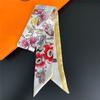 2023 New Design Tarot Scarf Women Luxury Brand Scarf Bag Hair Skinny Silk Scarves Fashion Foulard Neckerchief Headband For Lady