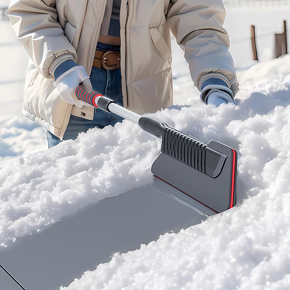 Universal Car Windshield Wiper Snow Removal Brush Removable Snow Shovel Extendable EVA Cleaning Tool Broom Cleaning Accessories