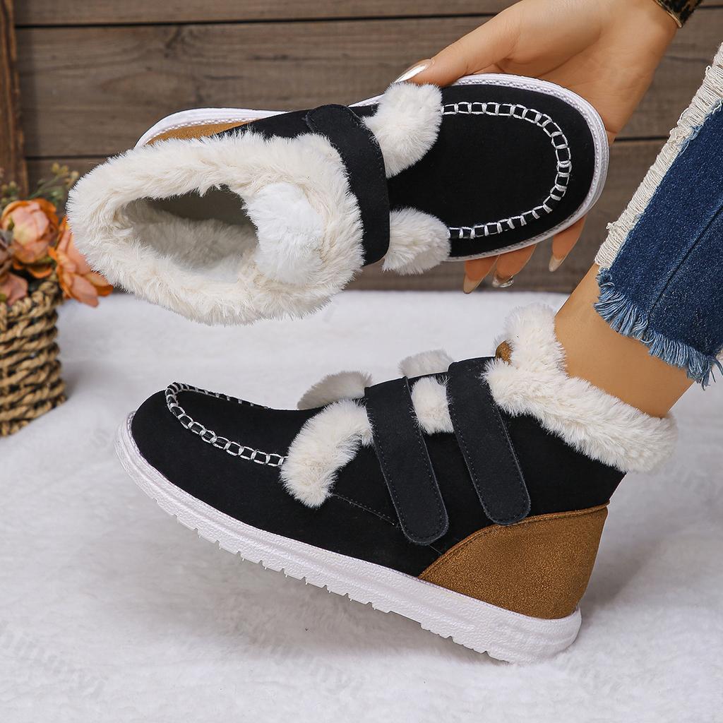 Женские короткие ботинки на среднем каблуке 2025 года, новые трендовые женские зимние ботинки, удобные теплые удобные ботильоны, повседневная обувь для ходьбы на осень-зиму