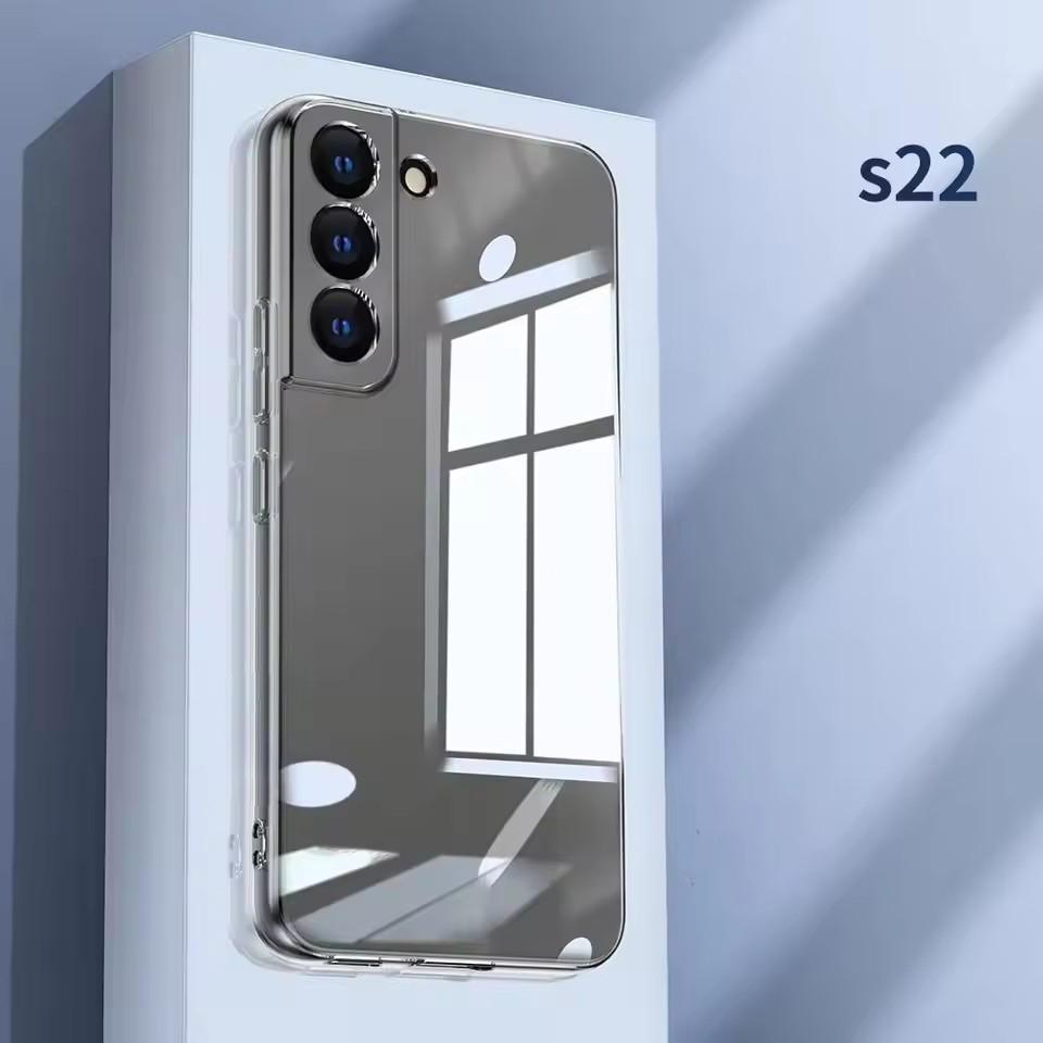 Элитный чехол для телефона Samsung S24 S23 S22 S21 Plus S25Ultra Прозрачный чехол для S23 S21 FE Прозрачный мягкий ТПУ Защитная крышка