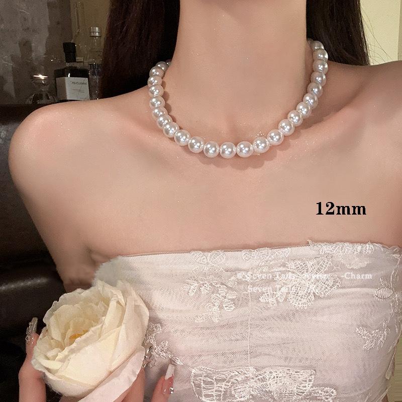 Жемчужное ожерелье женское нишевое легкое роскошное дизайнерское модное темпераментное цепочка на ключицу цепочка на шею цепочка на свитер цепочка из бисера