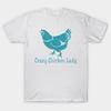 T Shirt Women Crazy Chicken Lady Harajuku Print Kawaii Tshirt Summer Short Sleeve Female T-Shirt Top Tee