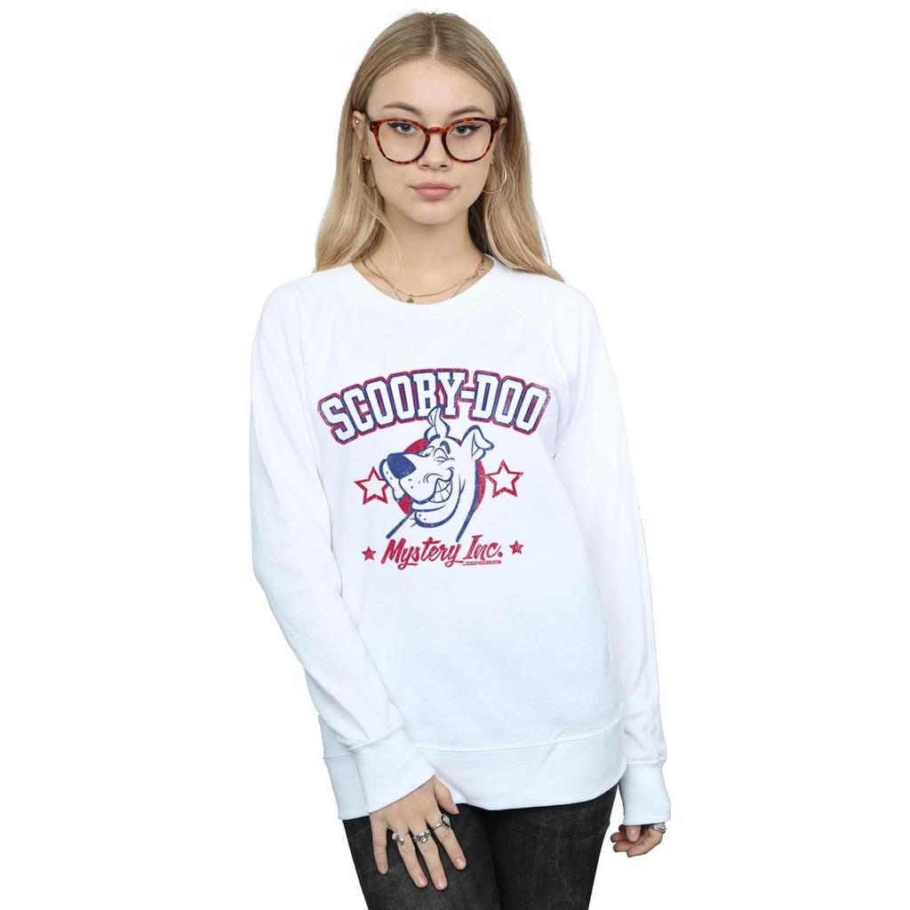 Scooby Doo Womens/Ladies Collegiate Mystery Inc Sweatshirt