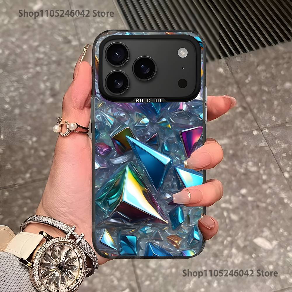 Цветной Стекло Для iPhone 17,16,15,14,13,12,11,Pro,MAX,Plus Черный Ударопрочный Конфетный Матовый Чехол