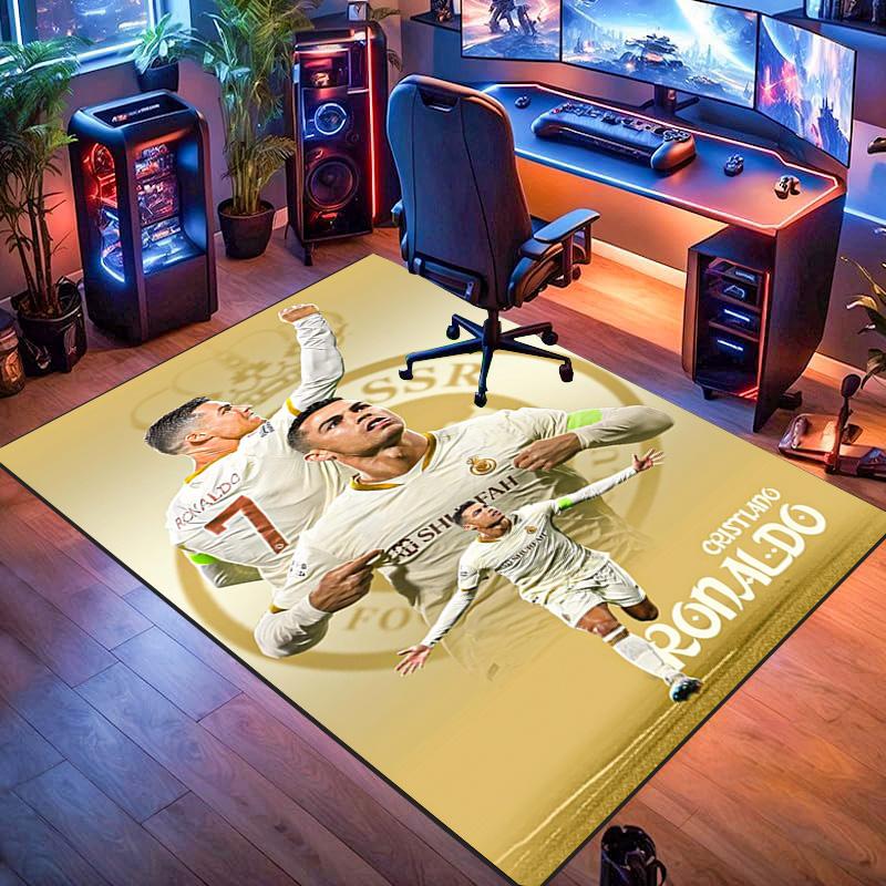 Cristiano Ronaldo's Legacy carpet Living room and bedroom mats printing Protective pad Art Doormat
