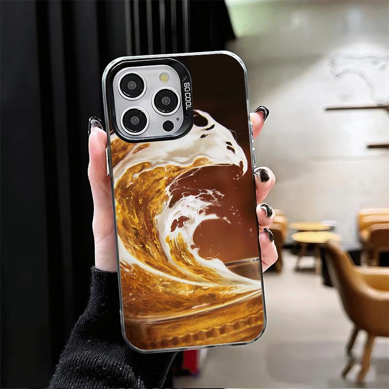 Смешной летний мягкий чехол для телефона с пивными пузырьками для iPhone 15 16 17 Pro Max 17Air 16E 14 Plus 13 12 Mini Ударопрочная задняя крышка