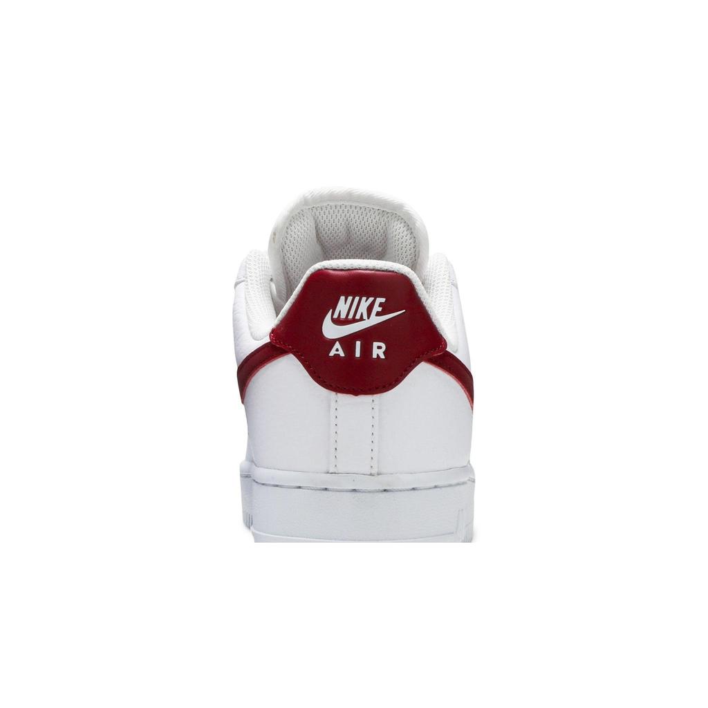 Nike Womens Air Force 1 '07 'White Noble Red' (women's sizes) White / Noble Red / White / White Skate Shoes 315115 154