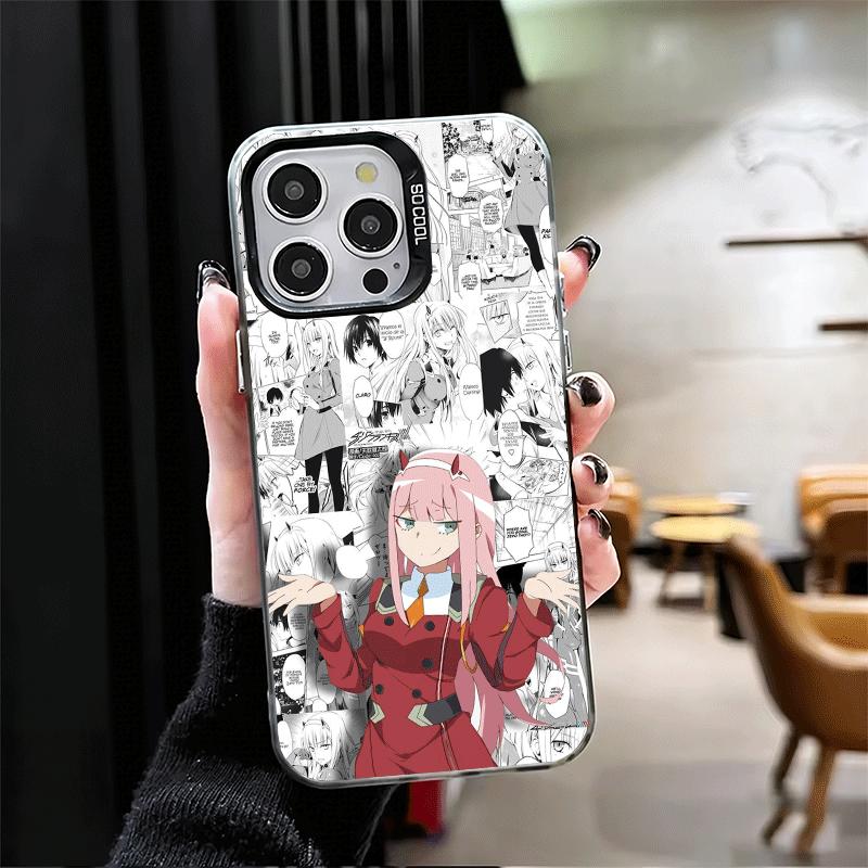 Дорогая Зеро Ту 02 Аниме Ударопрочный Чехол для Телефона для iPhone 17 Air 16 16E 15 Pro Max 14 Plus 13 Mini 12 Задняя Крышка Противоударный Fund