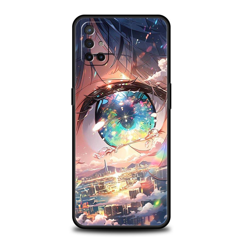 Мультяшный Милые глаза Арт Чехол для Телефона Для OnePlus 12 11 10 9 8 7 7T Pro 12R 10R 9RT 9R 8T Nord N100 N200 N10 2T CE 2 5G Мягкий Чехол