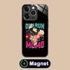 Anime Dandadan Glass MagSafe Mobile Phone Case for iPhone 17 16 15 14 13 12 11 Air Pro Max Plus Mini Colorful Cover