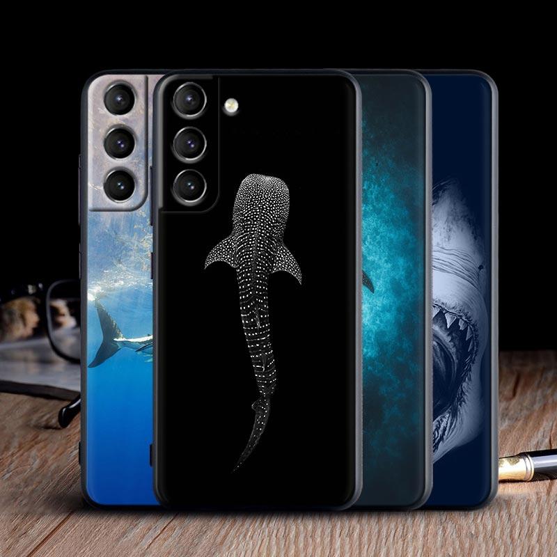 Чехол для Samsung Galaxy S24Ultra с изображением китовой акулы в океане Funda S24 5G S22 S23 Ultra S20 S21 FE S10 Plus Мягкие ТПУ чехлы для телефона