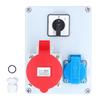 CEE Wall Socket Power Distributor Box 5P 32A 16A with 2 Level Knob Switch IP44 Waterproof for
