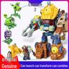 Plants vs. Zombies 2 Transforming Toys: Peashooter, Chomper, Shark, Doctor, Mecha, Giant Boy