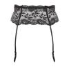 Womens/Ladies Wide Lace Suspender Belt (1 Pair)