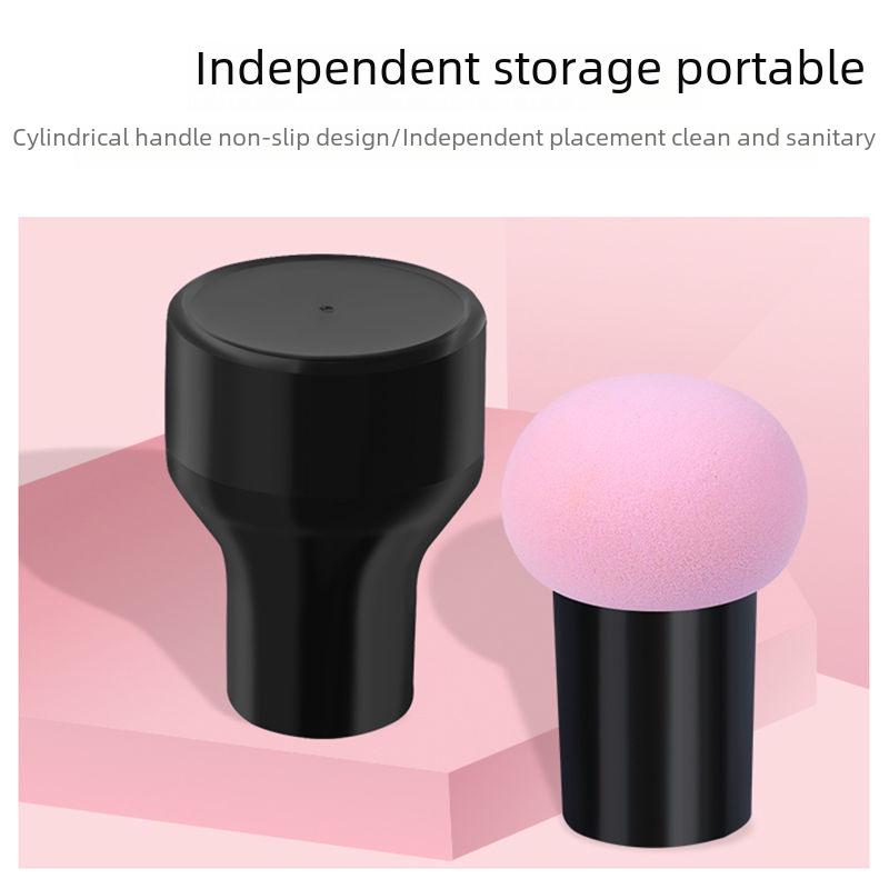 Губка в форме гриба: Косметическая губка двойного назначения для тональной основы и воздушного кушона