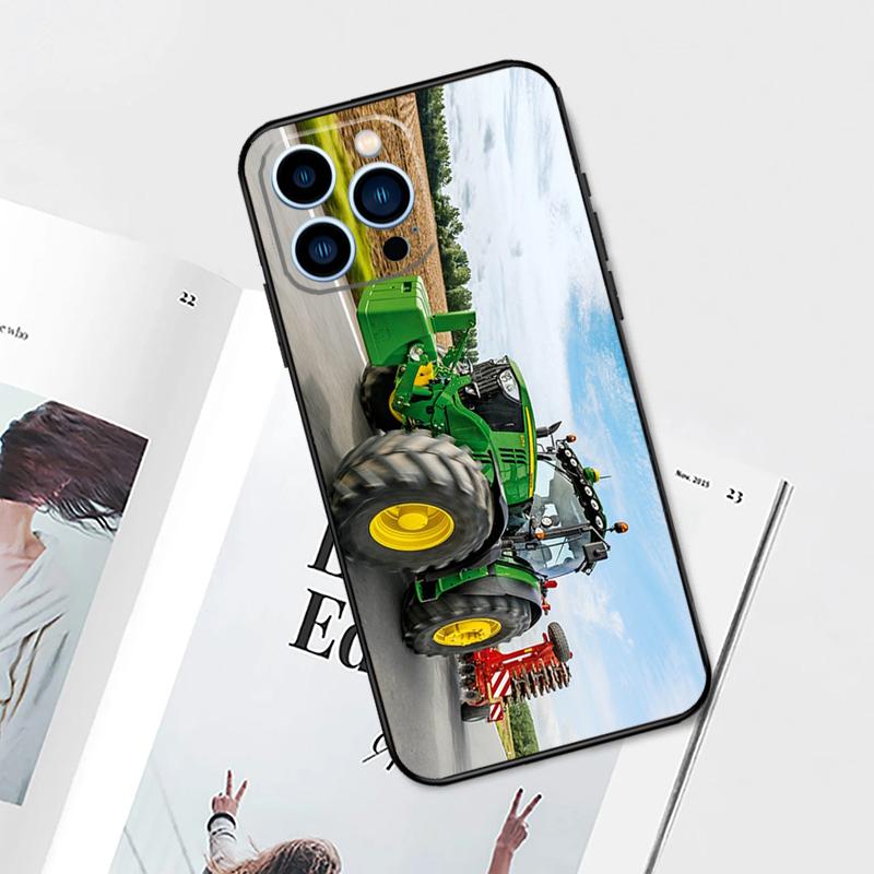 Фермерский Трактор Чехол для iPhone 17 Pro Max 14 13 12 11 15 16 Pro Max mini 15 Plus 16e 17 Air Чехол для Телефона