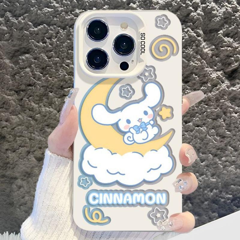 Starry Cinnamon Dog iPhone 18 Pro Max Phone Case, iPhone 14, Silver, 13 Cartoon, 12 Stain-resistant, 11 Trendy Style