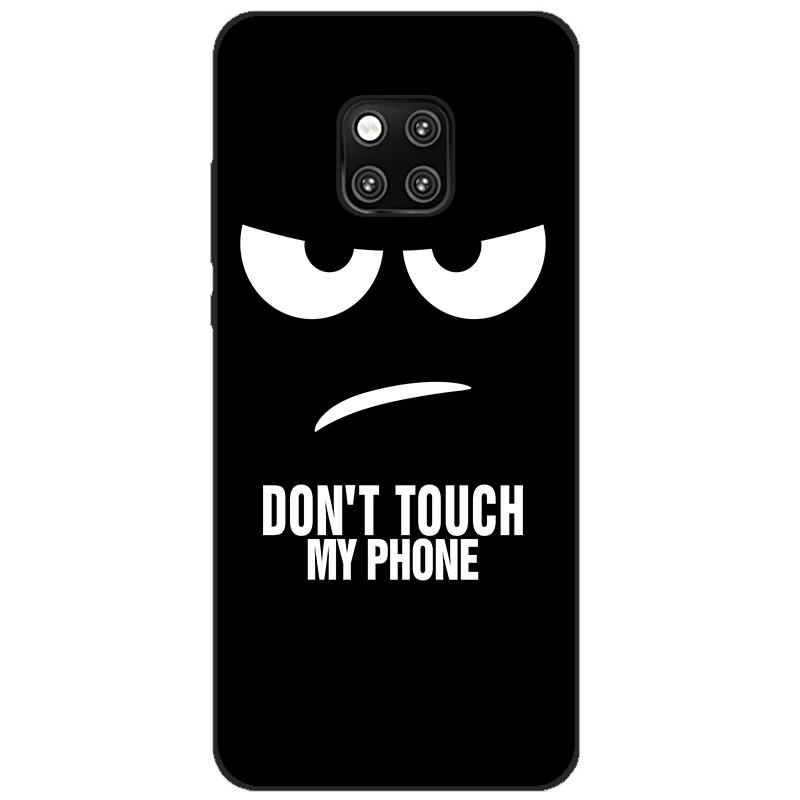 Case For Huawei Mate 20 pro case cover Silicone bumper on For Huawei Mate 20 pro Cover Coque Capa for mate20 flower